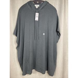 Loft Outlet Lounge NWT Gray Hooded Top - Plus/Oversized XS/S *See Measurements